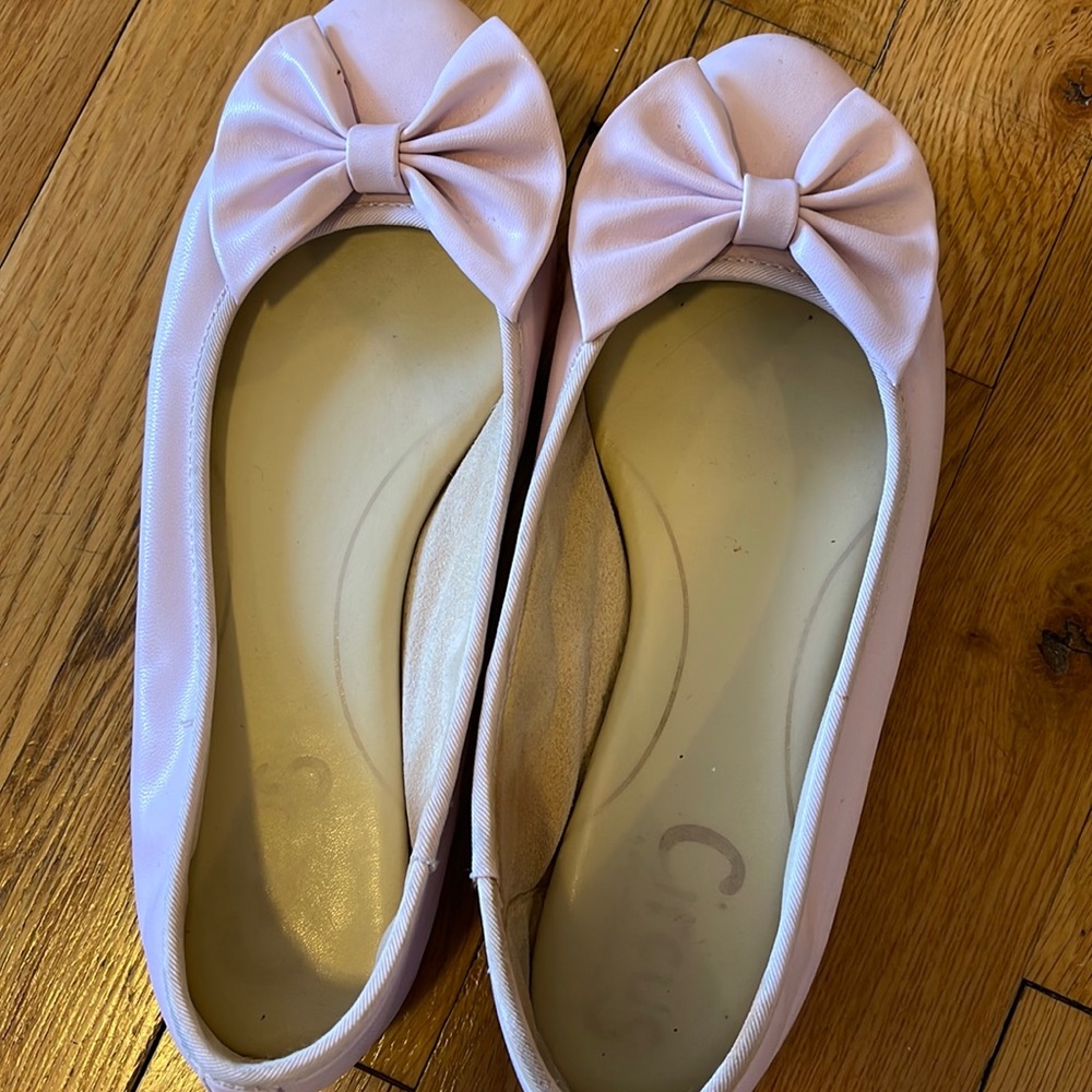 Pink Bow Flats